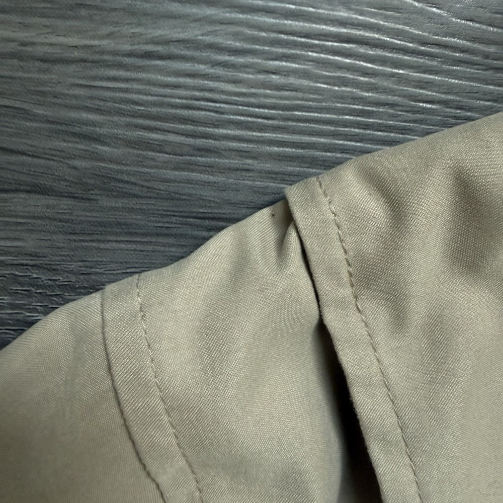 VTG Polo Ralph Lauren Harrington Jacket Mens Large Tan Beige Plaid Lined BiSwing - Picture 10 of 10